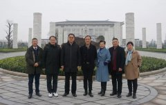 中殡协会长和浙江省民政厅省殡协领导考察仲博